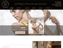 Tablet Screenshot of cutterandcutter.com